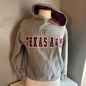 Colosseum Gray and Maroon Texas A&M Hoodie